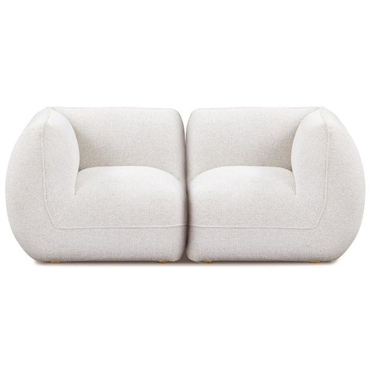 Modular Loveseat, Stone White